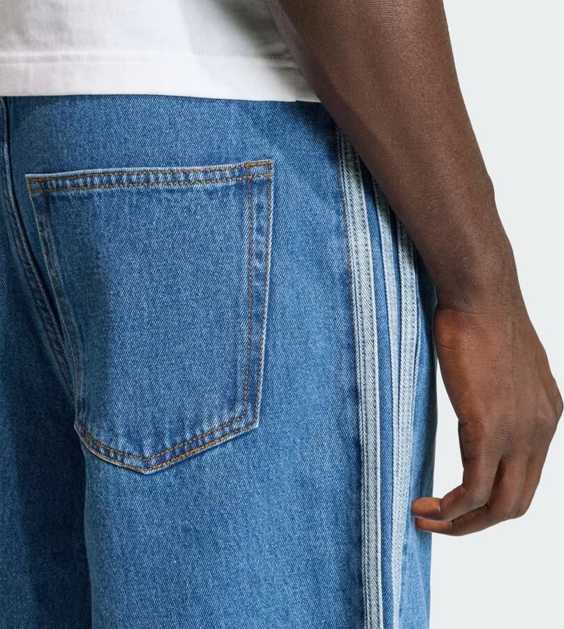 Adidas Originals Firebird Denim Shorts Blauw- Heren Blauw - Foto 3