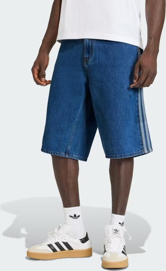 Adidas Originals Firebird Denim Shorts Blauw- Heren Blauw