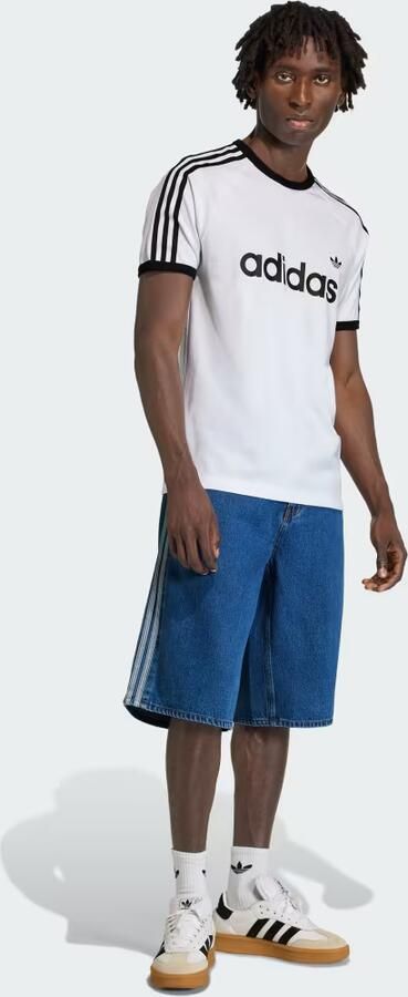 Adidas Originals Firebird Denim Shorts Blauw- Heren Blauw - Foto 6