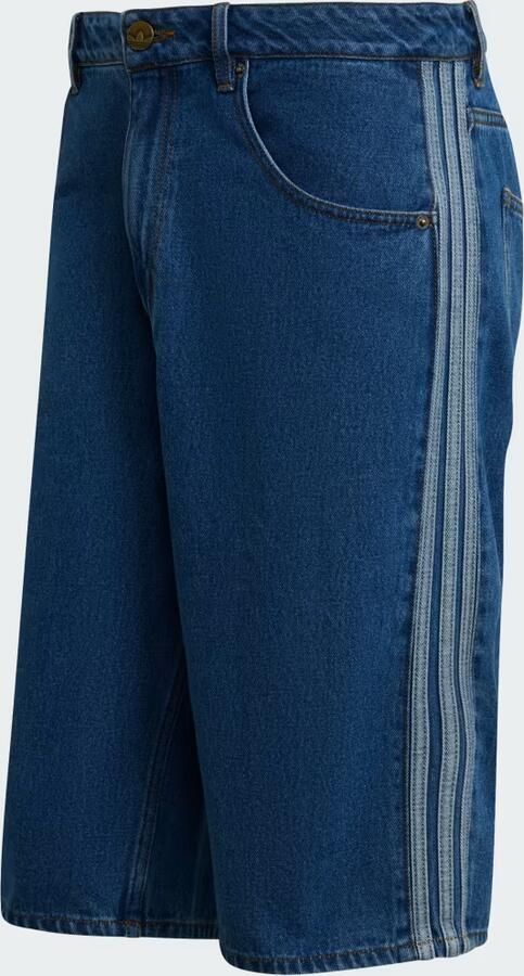 Adidas Originals Firebird Denim Shorts Blauw- Heren Blauw - Foto 5