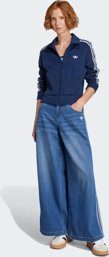 Adidas Originals Knit Firebird Track Top Blauw- Dames Blauw - Foto 6