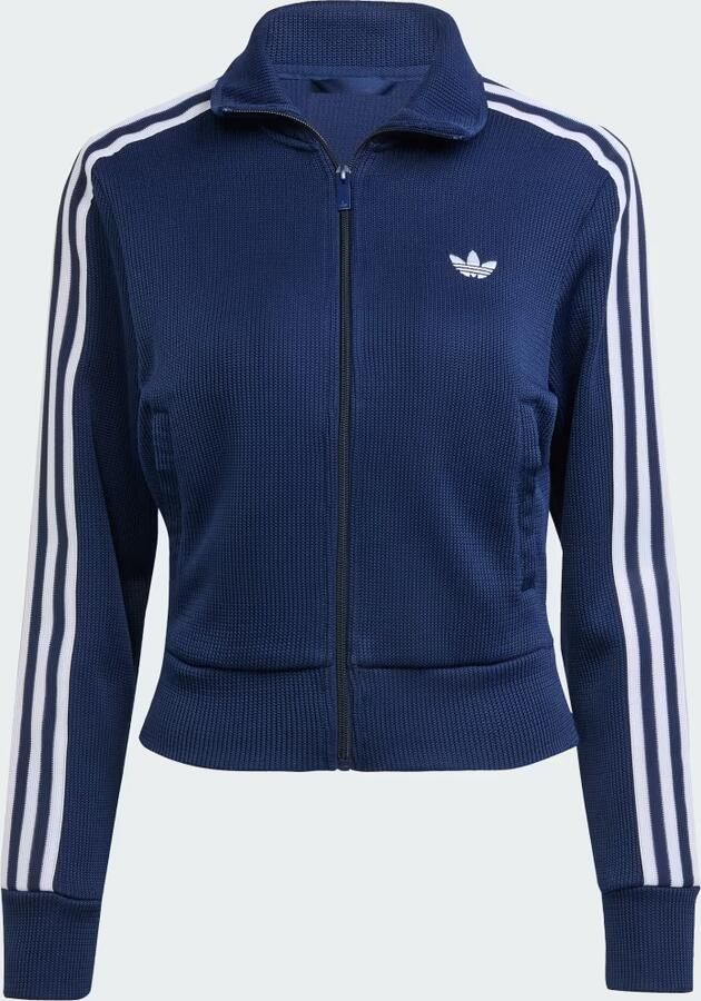 Adidas Originals Knit Firebird Track Top Blauw- Dames Blauw - Foto 4