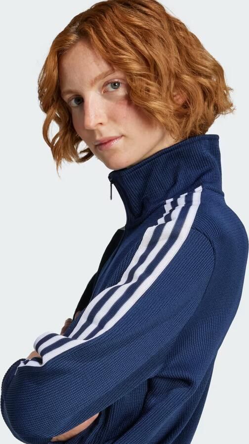 Adidas Originals Knit Firebird Track Top Blauw- Dames Blauw - Foto 5