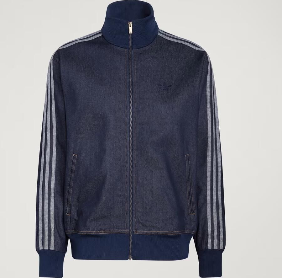 Adidas Originals Firebird Denim Track Top Blauw- Heren Blauw - Foto 4