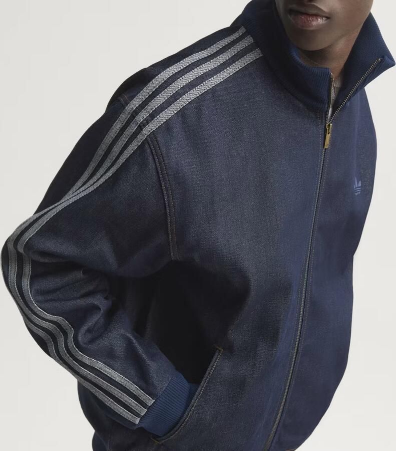 Adidas Originals Firebird Denim Track Top Blauw- Heren Blauw - Foto 5