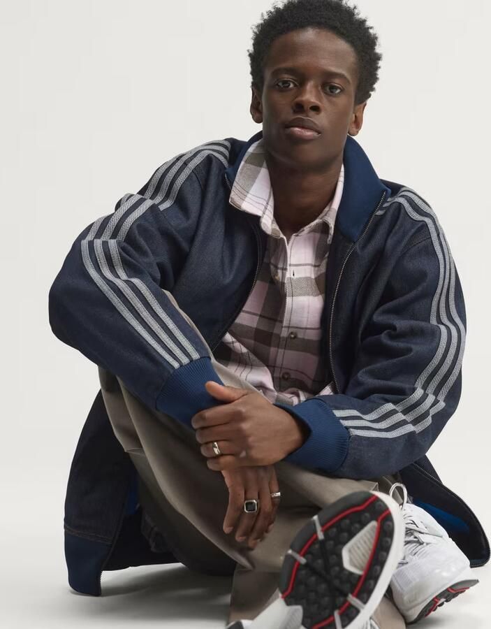 Adidas Originals Firebird Denim Track Top Blauw- Heren Blauw - Foto 6