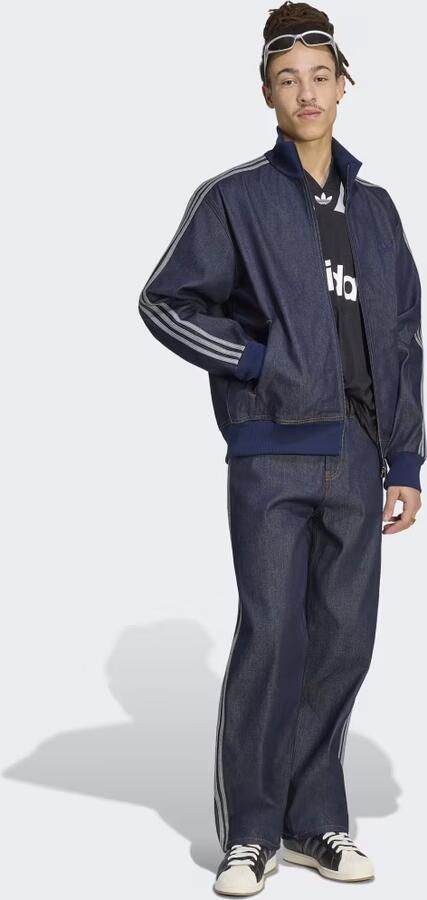 Adidas Originals Firebird Denim Track Top Blauw- Heren Blauw - Foto 7