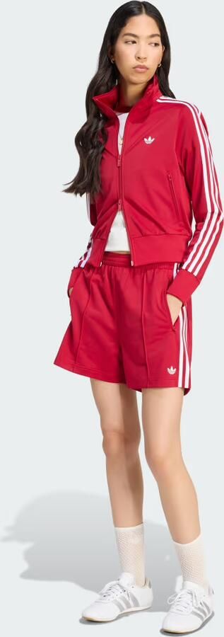 Adidas Originals loose fit sweatshorts met logopatch model 'FIREBIRD' - Foto 6
