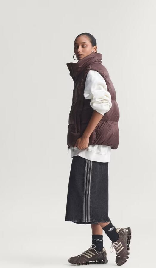 Adidas Originals 3-stripes Denim Jorts Zwart- Dames Zwart - Foto 7