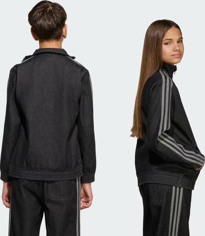 Adidas Originals ' Denim Firebird Track Top Junior Zwart - Foto 2