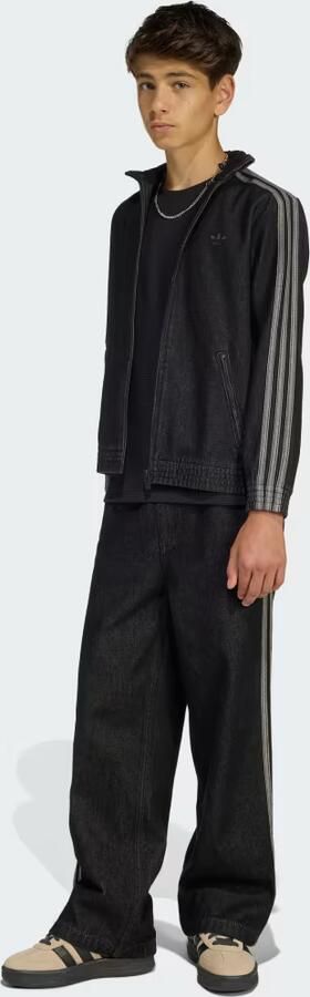 Adidas Originals ' Denim Firebird Track Top Junior Zwart - Foto 7