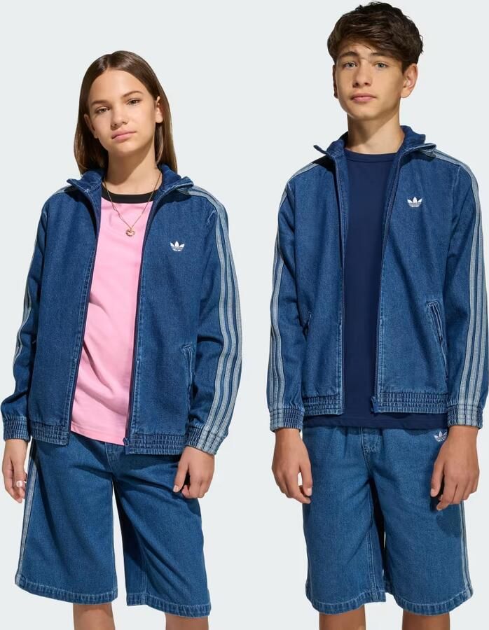 Adidas Originals ' Firebird Denim Track Top Junior Blauw - Foto 2