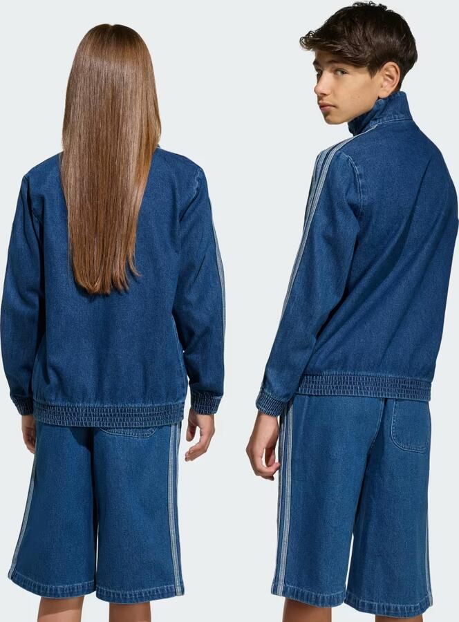 Adidas Originals ' Firebird Denim Track Top Junior Blauw - Foto 3