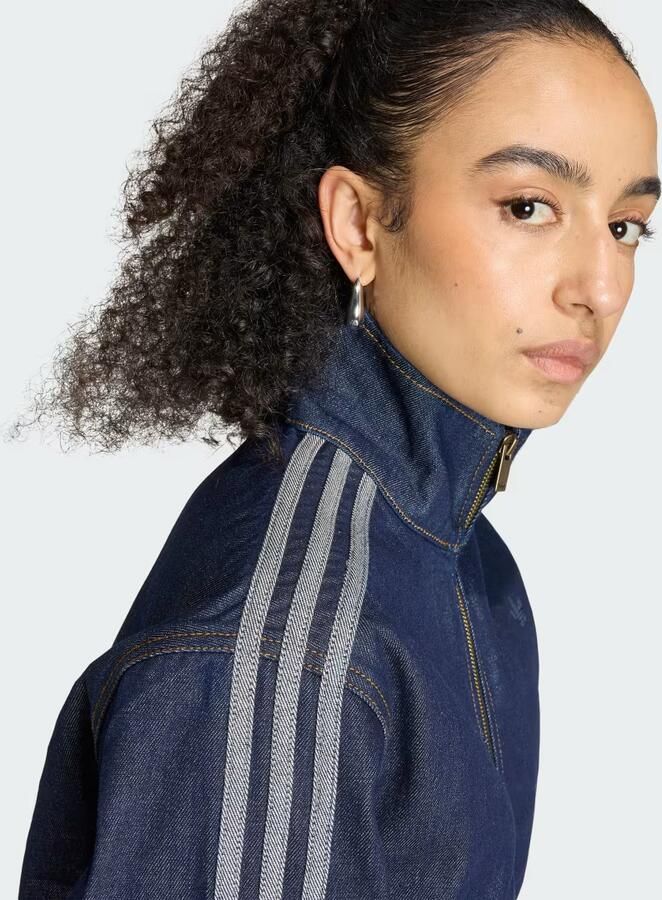 Adidas Originals Denim Firebird Track Top Blauw- Dames Blauw - Foto 3