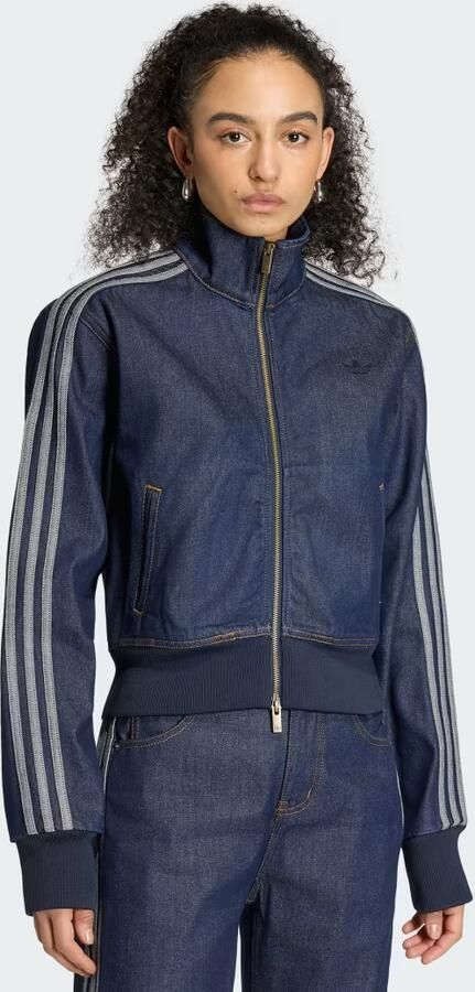 Adidas Originals Denim Firebird Track Top Blauw- Dames Blauw - Foto 2