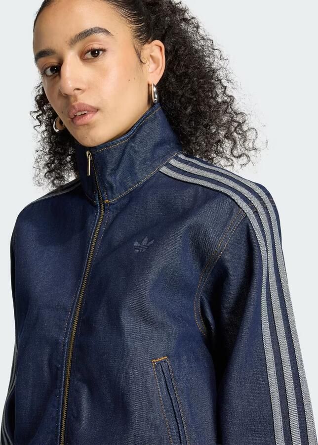 Adidas Originals Denim Firebird Track Top Blauw- Dames Blauw - Foto 4