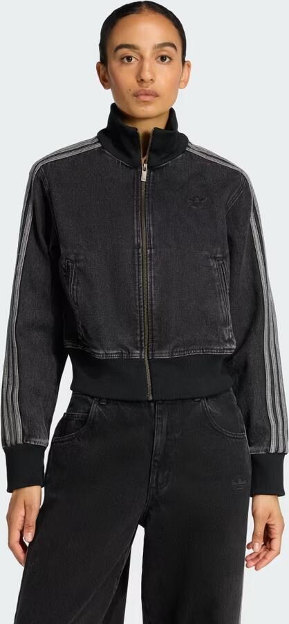 Adidas Originals Denim Firebird Track Top Zwart- Dames Zwart - Foto 2