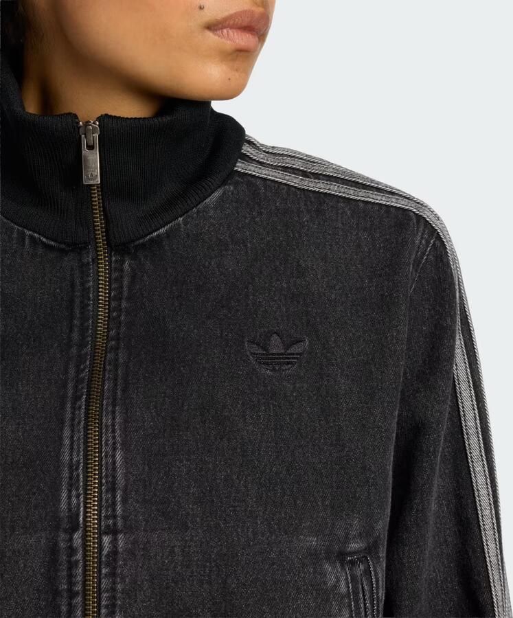 Adidas Originals Denim Firebird Track Top Zwart- Dames Zwart - Foto 3