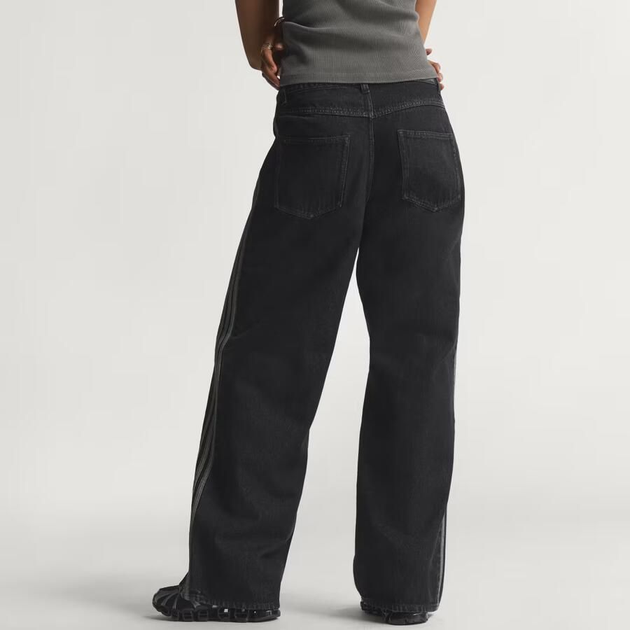 Adidas Originals Denim Firebird Track Pants Zwart- Dames Zwart - Foto 2