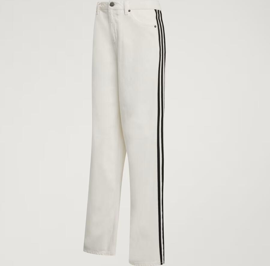 Adidas Originals Denim Firebird Track Pants Wit- Dames Wit - Foto 6