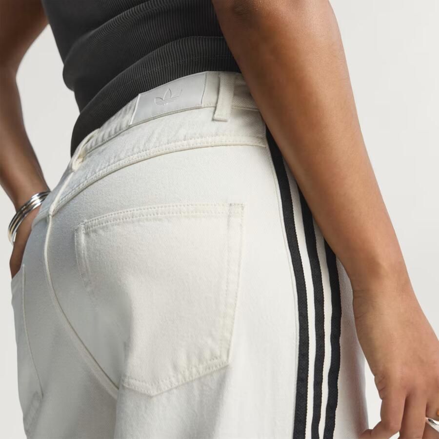 Adidas Originals Denim Firebird Track Pants Wit- Dames Wit - Foto 4