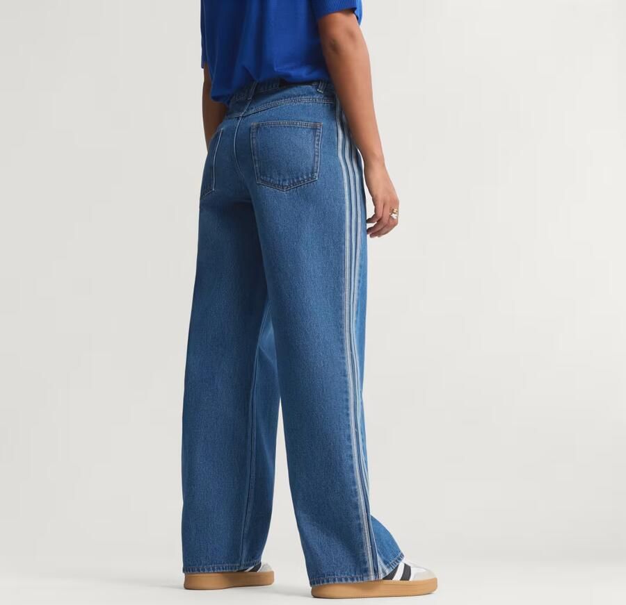 Adidas Originals Denim Firebird Track Pants Blauw- Dames Blauw - Foto 4