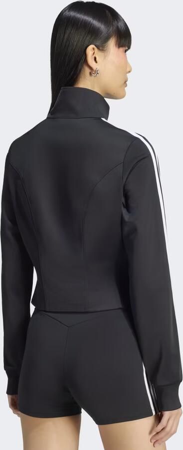 Adidas Originals Slim fit sweatjack met gestikt logo model 'FIREBRID CORSET' - Foto 9