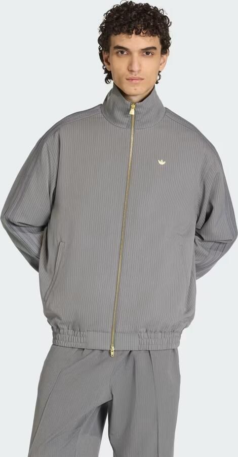 Adidas Firebird Loose-fit Pinstripes Sportjack
