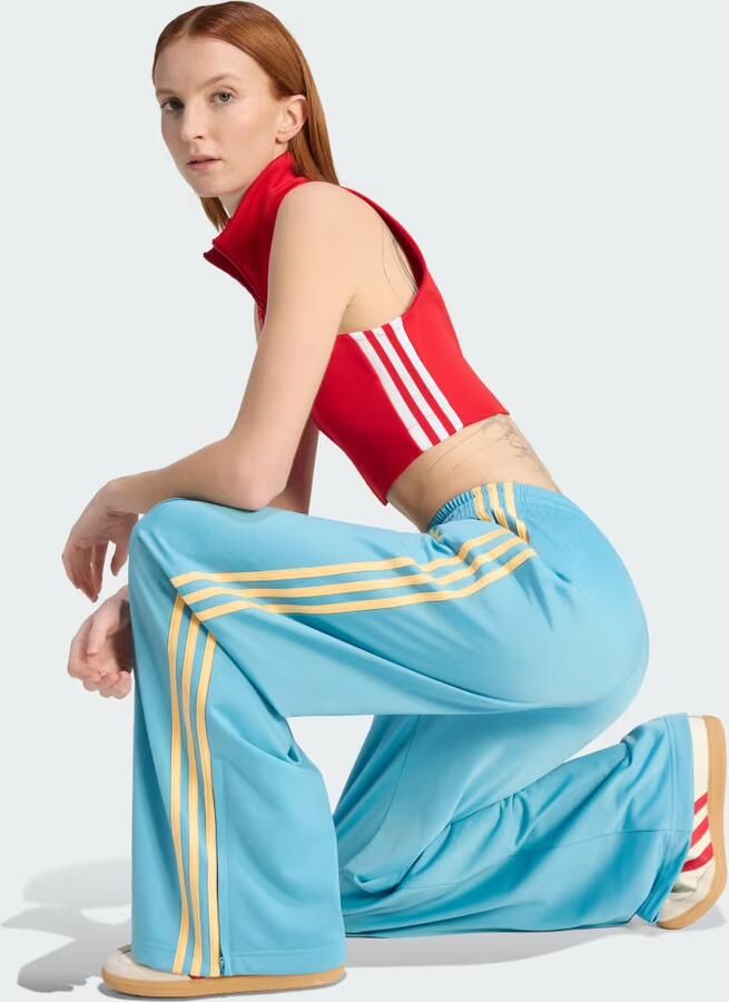 Adidas Originals Oversized Firebird Track Pants Blauw- Dames Blauw - Foto 4