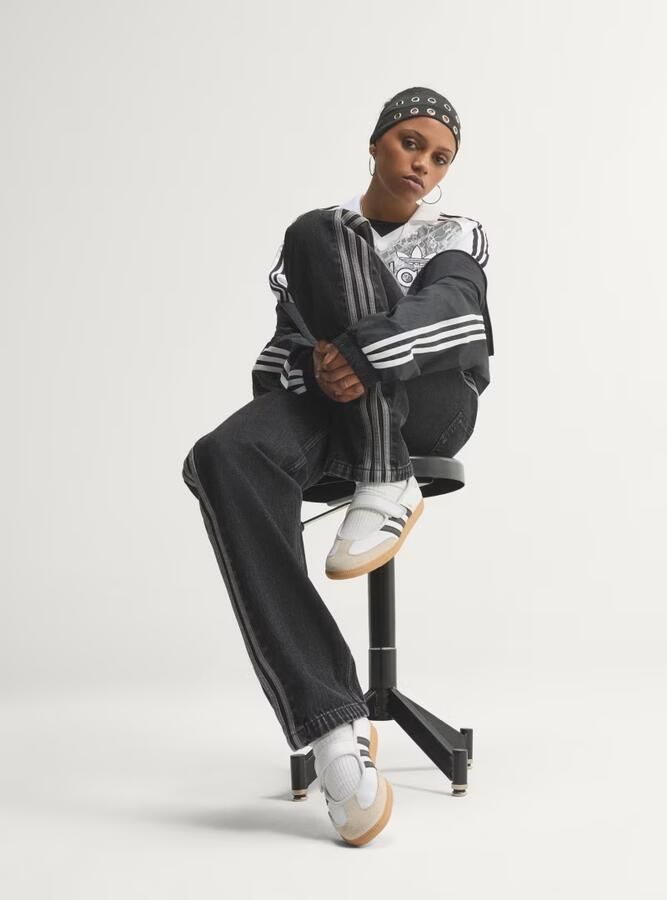 Adidas FIREBIRD MID RISE STRAIGHT DENIM BROEK - Foto 6
