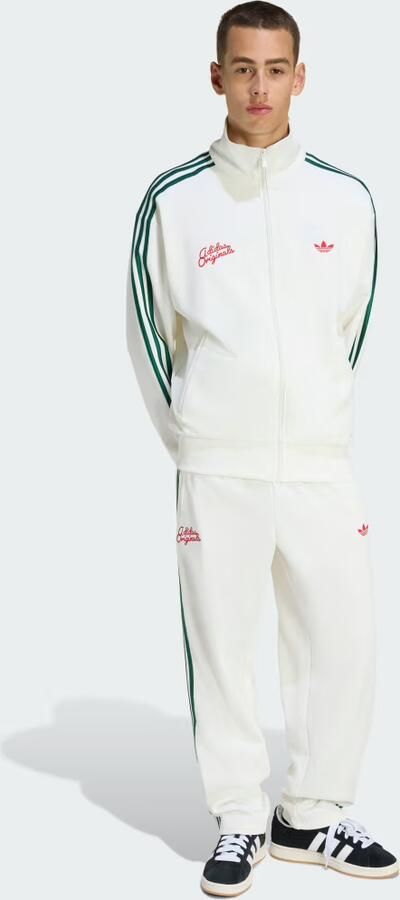 Adidas Originals Sweatjack met gestikt logo en opstaande kraag - Foto 8