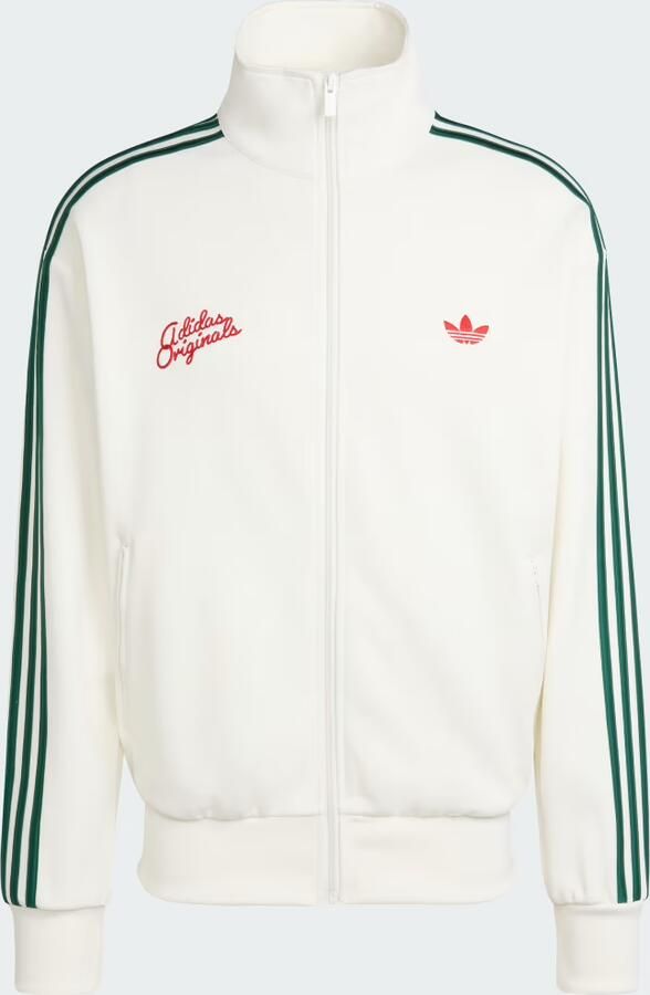 Adidas Originals Sweatjack met gestikt logo en opstaande kraag - Foto 5