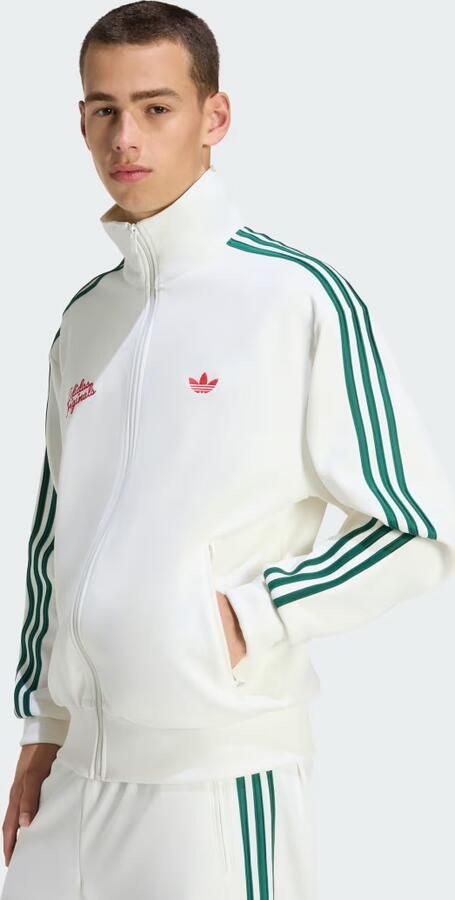 Adidas Originals Sweatjack met gestikt logo en opstaande kraag - Foto 7