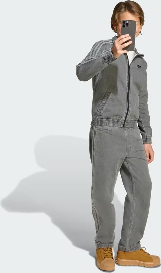 Adidas Originals ' Denim Track Top Junior Grijs - Foto 6