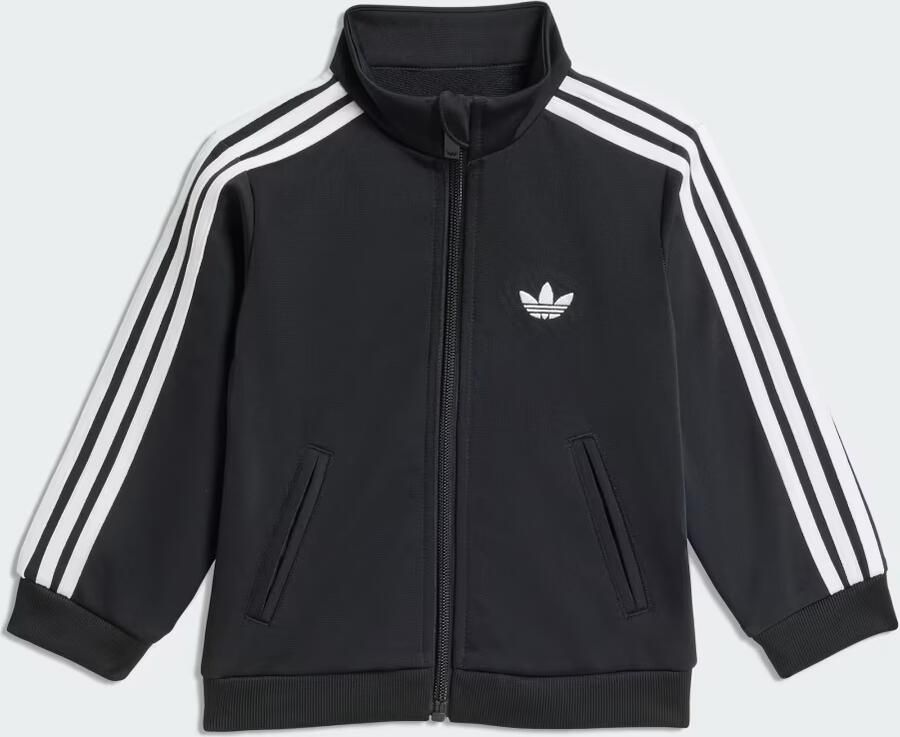 Adidas Originals Firebird trainingspak zwart wit Joggingpak Polyester Opstaande kraag - Foto 2