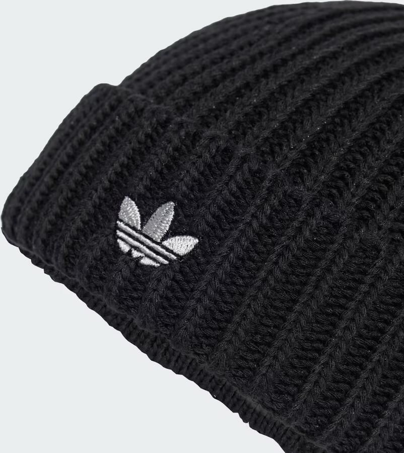 Adidas Originals Short Beanie Unisex Mutsen zwart Maat OSFM Accessoires - Foto 4