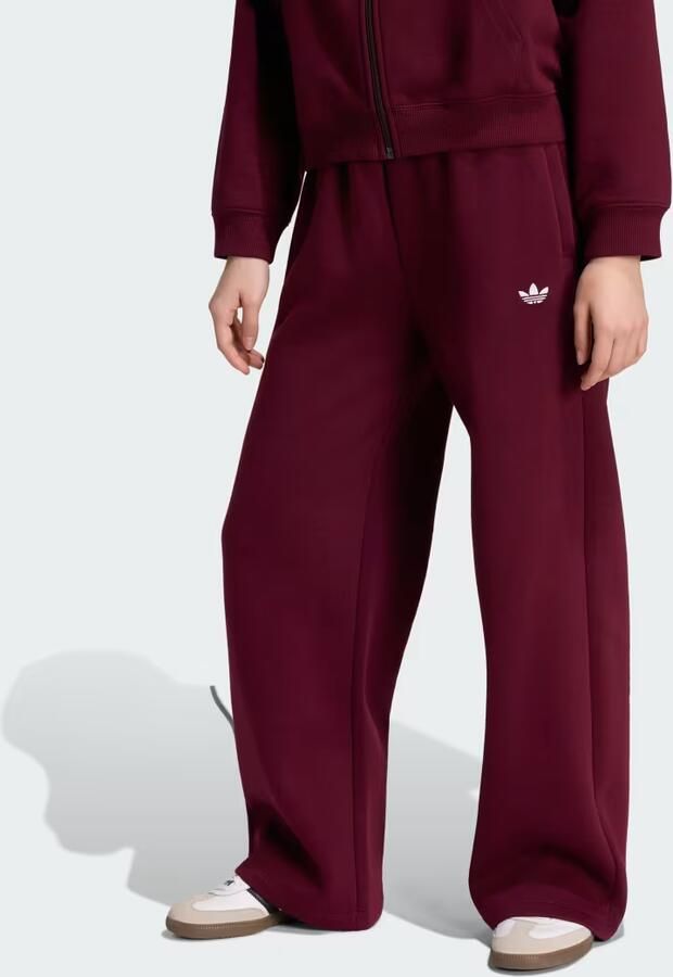 Adidas FLEECE BROEK MET WIJDE PIJPEN