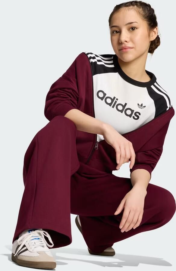 Adidas FLEECE BROEK MET WIJDE PIJPEN - Foto 5