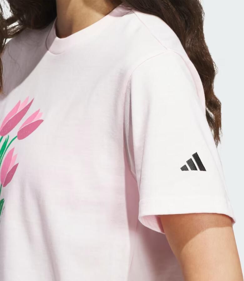 Adidas FLORAL BLOOM AT YOUR OWN PACE GRAPHIC T-SHIRT - Foto 3