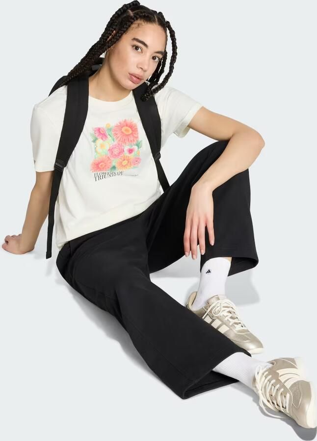 Adidas FLORAL LOOSE GRAPHIC T-SHIRT 2 - Foto 4