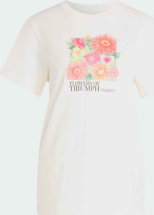 Adidas FLORAL LOOSE GRAPHIC T-SHIRT 2 - Foto 5