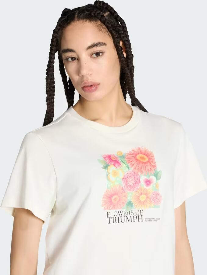Adidas FLORAL LOOSE GRAPHIC T-SHIRT 2 - Foto 3