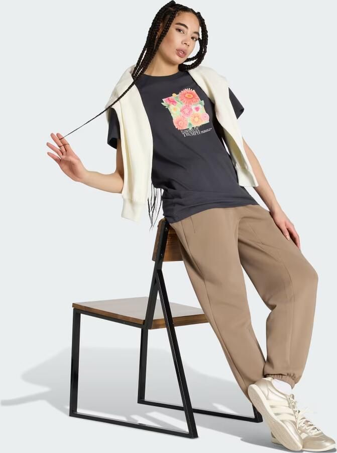 Adidas FLORAL LOOSE GRAPHIC T-SHIRT 2 - Foto 5