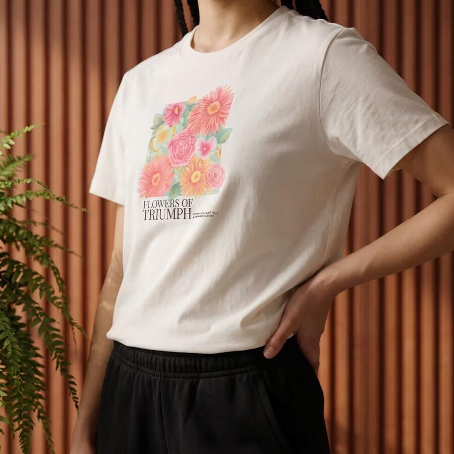 Adidas FLORAL LOOSE GRAPHIC T-SHIRT 2 - Foto 3