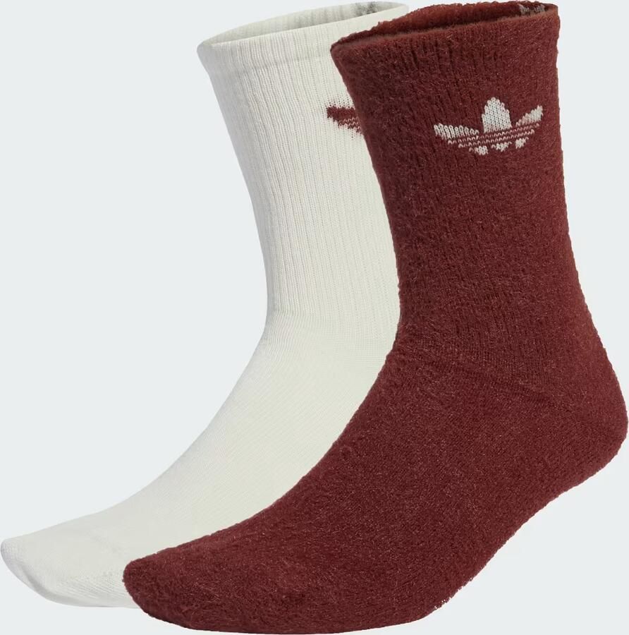 Adidas Originals Sokken met logostitching in een set van 2 paar model 'Fluffy' - Foto 3