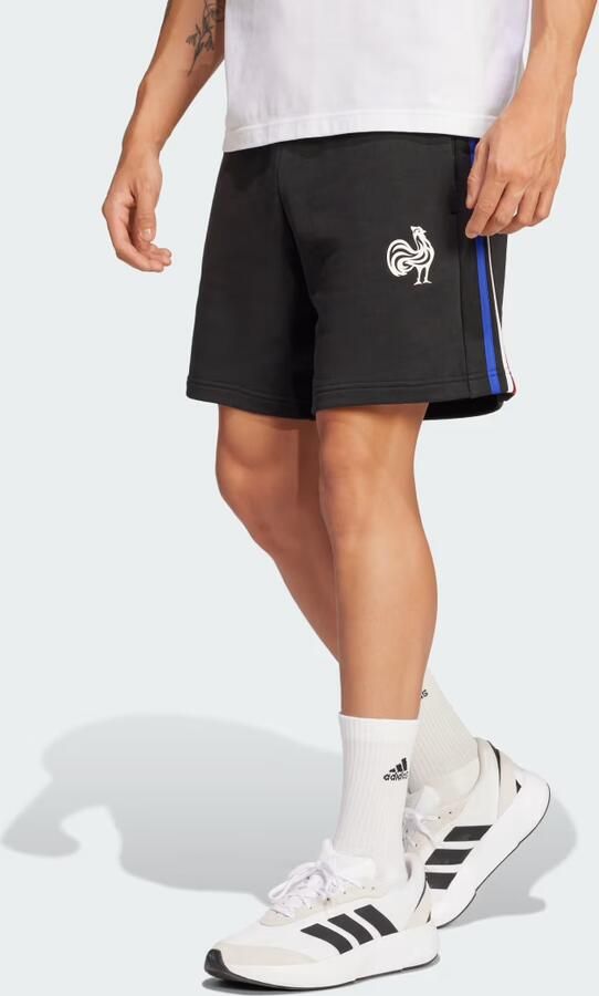 Adidas France Essentials 3-Stripes French Terry Short