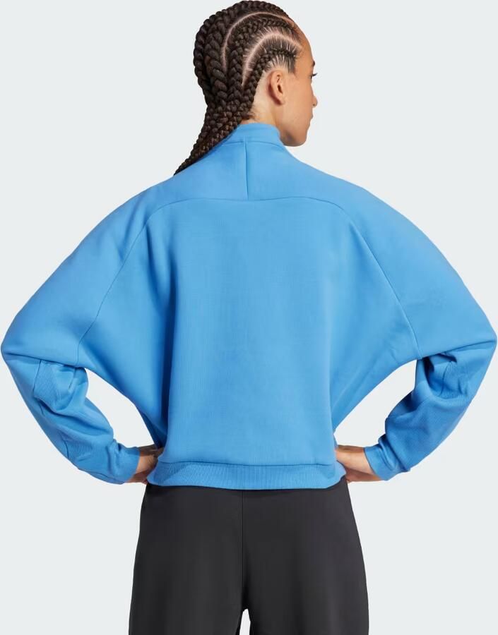 Adidas France Rugby Z.N.E. Travel Sweater met Korte Rits - Foto 4