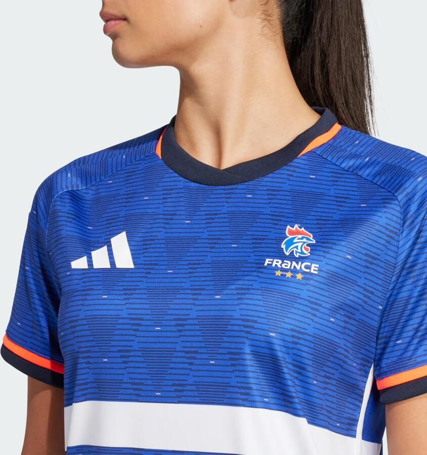 Adidas Frankrijk Handball Replica Shirt Blauw- Dames Blauw