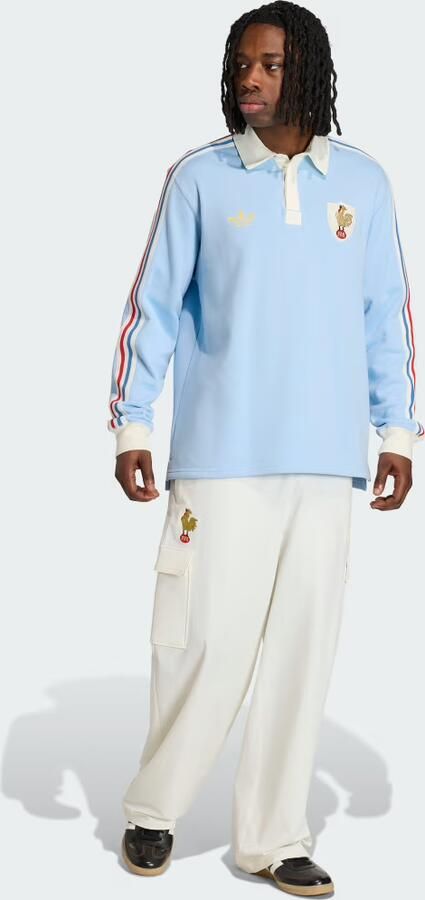 Adidas Frankrijk Rugby 120 Years Crunch Heritage Shirt - Foto 6