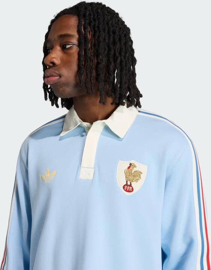 Adidas Frankrijk Rugby 120 Years Crunch Heritage Shirt - Foto 2